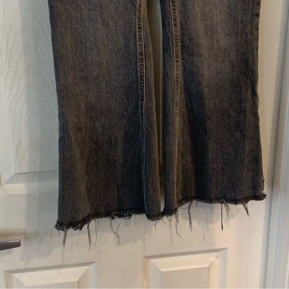 BDG Wide Leg Raw Hem Jeans Charcoal Color Size 29 - Picture 5 of 10
